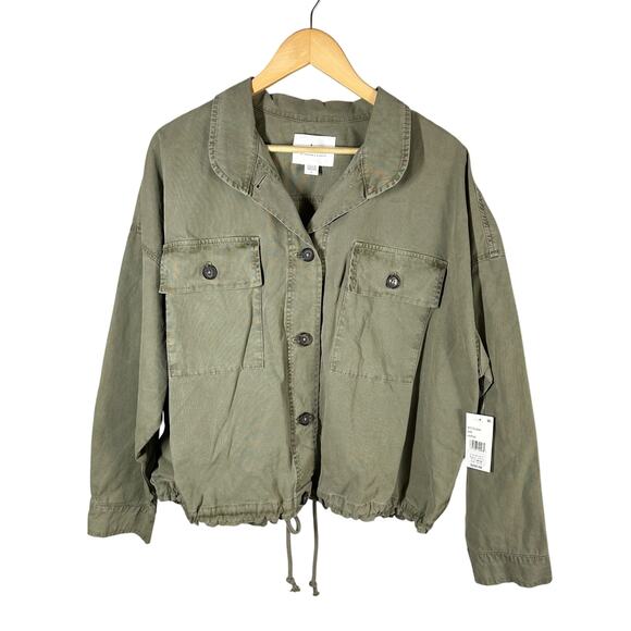 Velvet by Graham & Spencer Nicola Casual Jacket Size Large Green - Picture 1 of 13